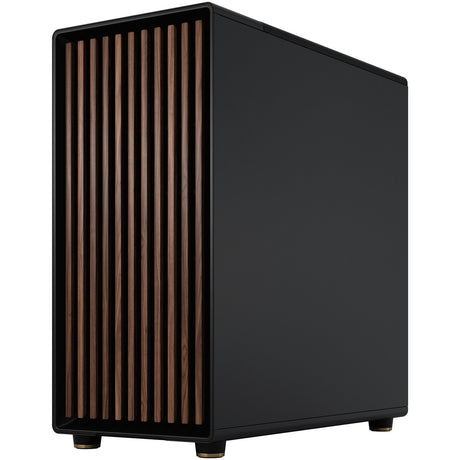 Fractal design nord xl midi tårnhus (sort træfarve | 2x USB-A | 1x USB-C)