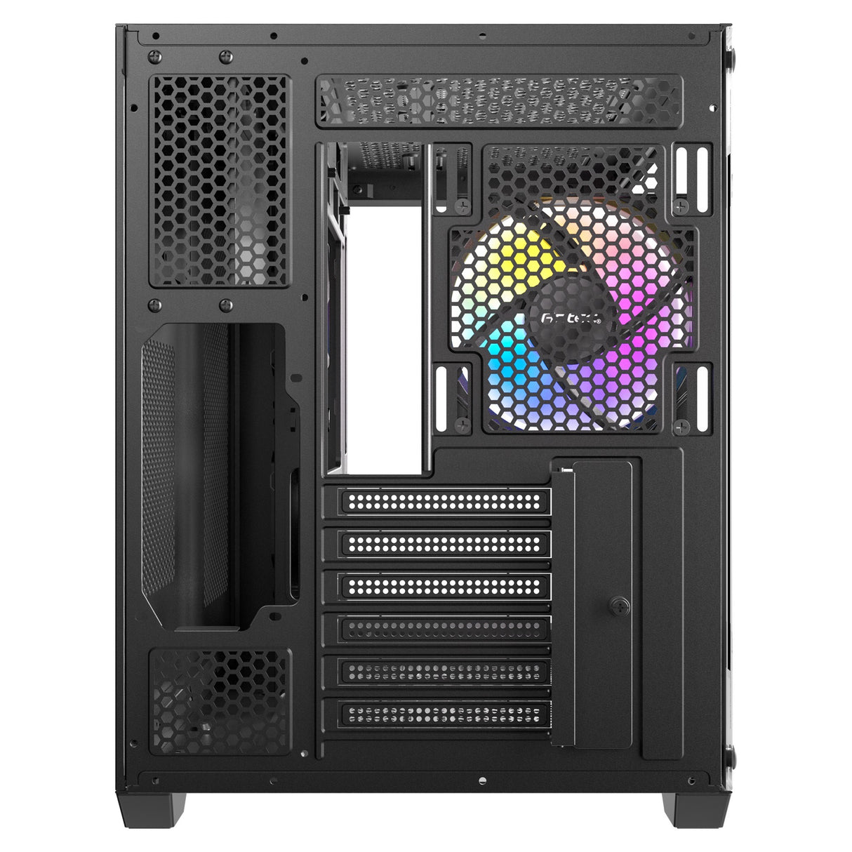 Antec cx800 argb midi tårnhus (sort | 2x usb-a | hærdet glas)