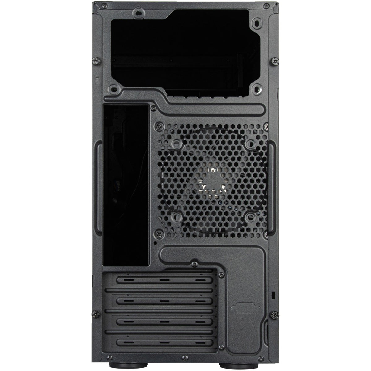 Silverstone fara 311 midi tårnhus (sort | 3x USB-A)