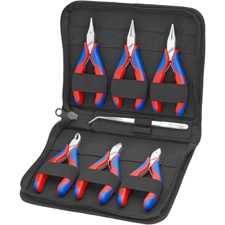 Knipex 7-delt etui 00 20 16 tangsæt (rød blå)