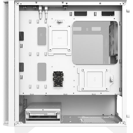 Montech air 100 argb mini tårnhus (hvid | 3x USB-A | hærdet glas)