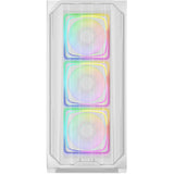 Sharkoon ak5m rgb midi tårnhus (hvid | 2x usb-a | 1x usb-c | rgb | hærdet glas)