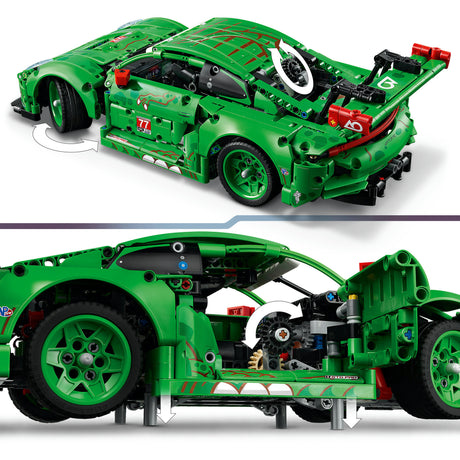 Lego technic 42224 porsche 911 gt3 r rexy ao racerbil