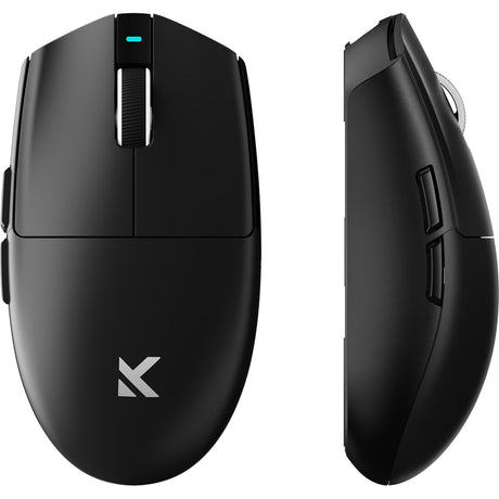 Mchose g3 v2 trådløs gamingmus (sort, op til 12.000 dpi, 2,4 GHz USB-C Bluetooth)