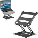 Act connectivity laptop stativ, aluminium, foldbar, trinløst højdejusterbar (sort)