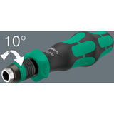 Wera kraftform kompakt 838 ra-r m imperial sæt 1 bit sæt (sort grøn, 15 stk.)
