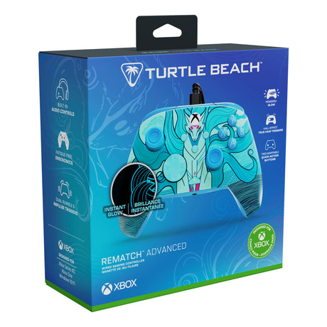 Turtle Beach Rematch Advanced Wired Controller (Blue Kitsune, Xbox Series X|S, Xbox One, PC)
