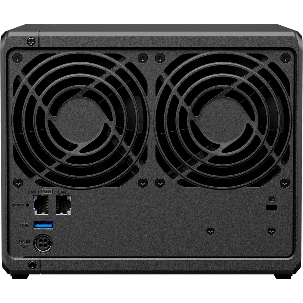 Synology diskstation ds425+ nas (sort, 2x LAN, 2x USB-A 3.2 (5 Gbit s))