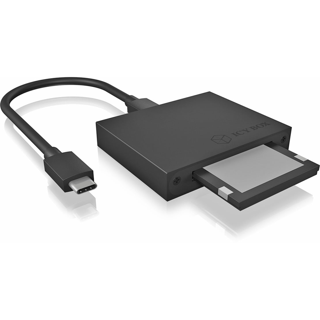Icy box ib-cr402-c31 kortlæser kortlæser (sort, usb-c 3.2 (10 gbit s))