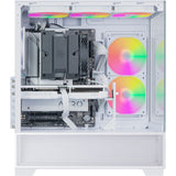 Silverstone lucid 05 mini tårnhus (hvid | 2x USB-A | 1x USB-C | RGB | hærdet glas)