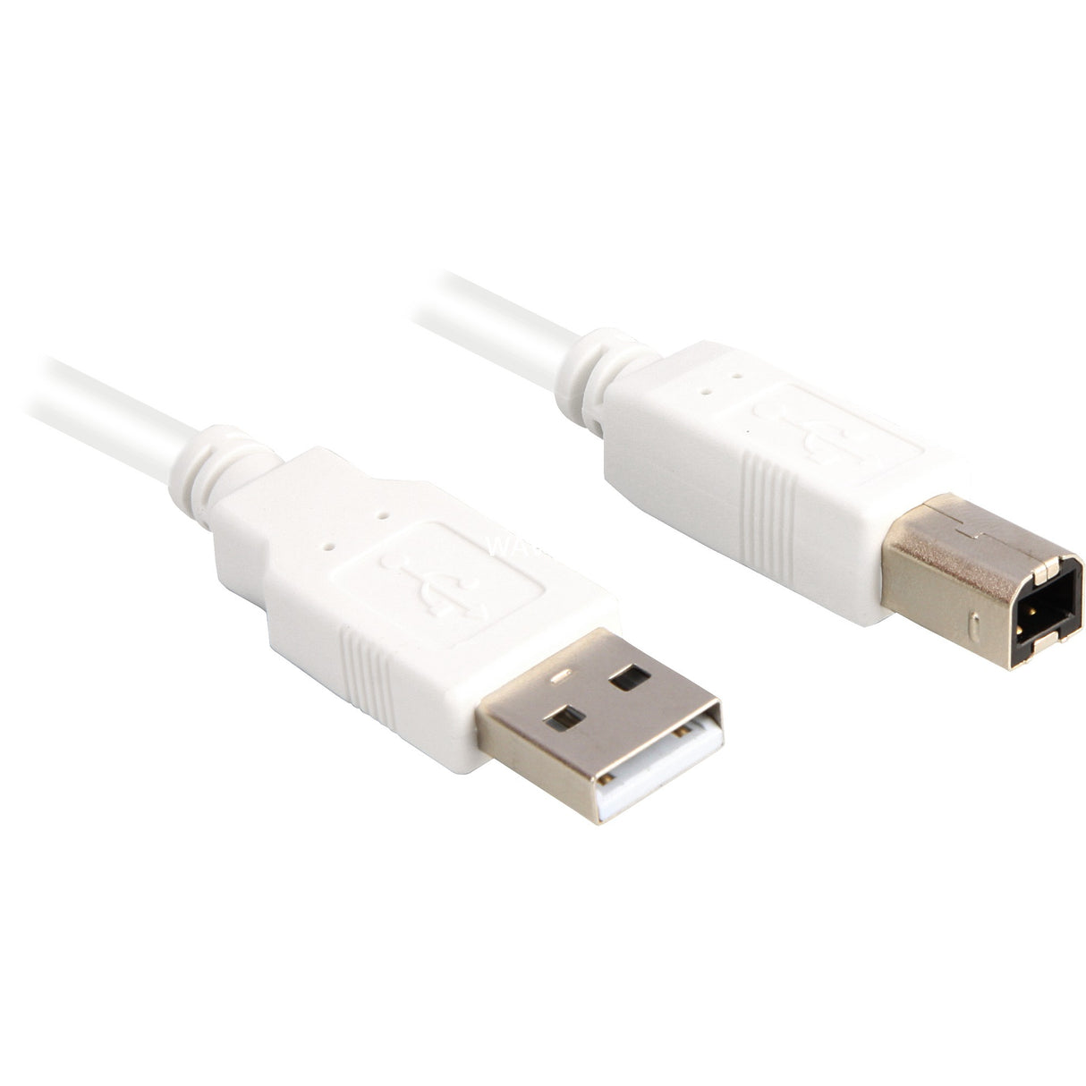Sharkoon USB 2.0-kabel, USB-A > USB-B (hvid, 0,5 meter)