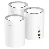 Cudy ax1800 gigabit mesh wi-fi 6 system (3-pack) mesh router (hvid)
