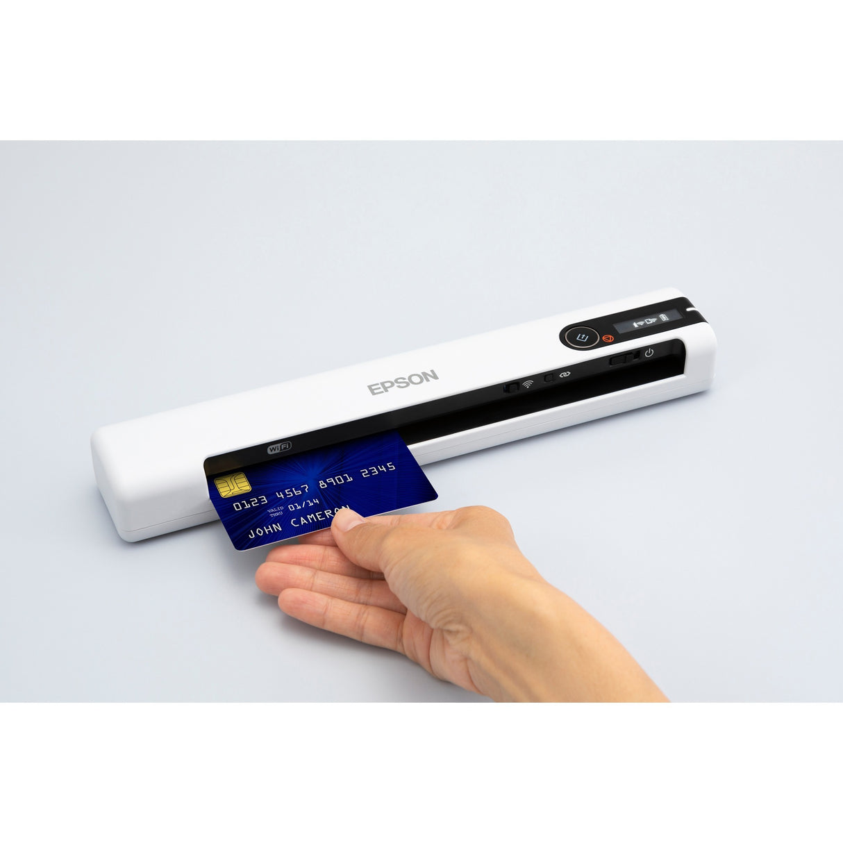 Epson workforce ds-80w feed scanner (grå)