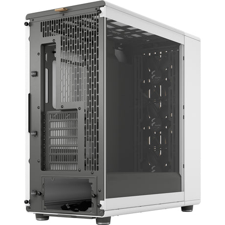 Fractal Design North XL RC Chalk White TG Clear Midi Tower Housing (hvid træfarve | 2x USB-A | 1x USB-C | hærdet glas)