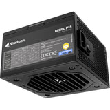Sharkoon rebel p15 750 watt strømforsyning (sort, 1x 12v-2x6, 4x pcie)