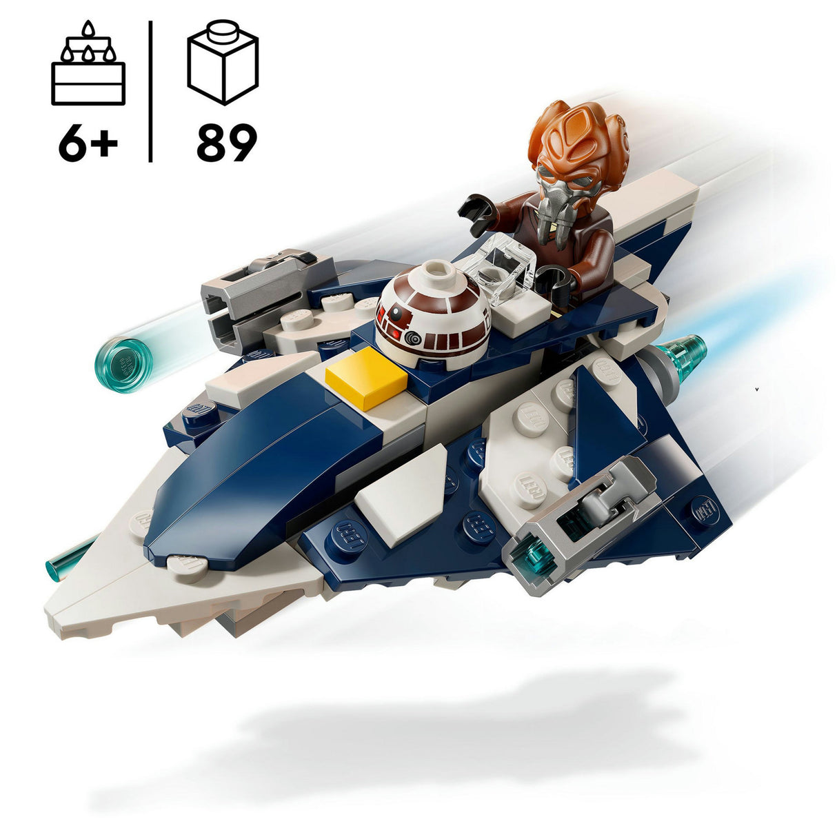 Lego star wars plo koons jedi starfighter microfighter sæt - 75400