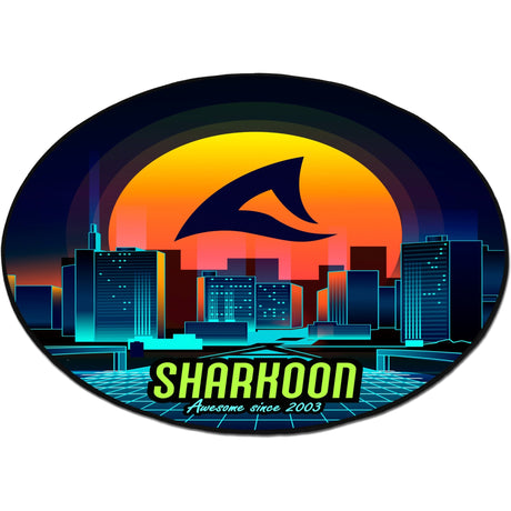 Sharkoon sfm11 gulvmåtte (retro) beskyttelsesmåtte (blå gul)