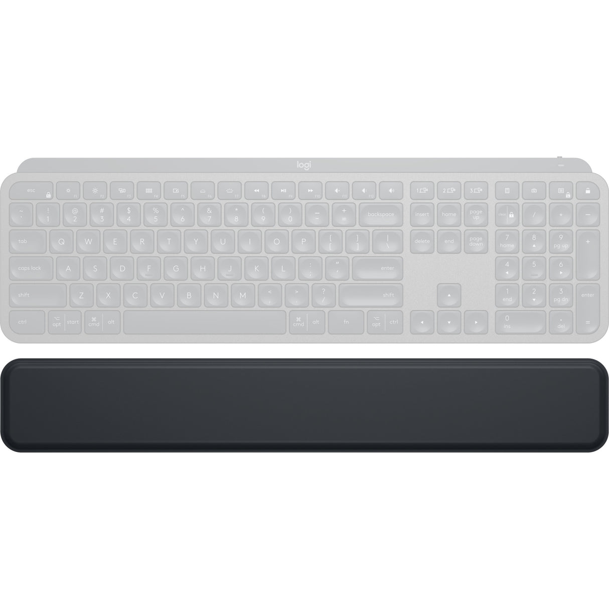Logitech MX håndledsstøtte håndledsstøtte (sort, 956-000001)