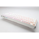 Ducky one 3 klassisk ren hvid tkl rgb mekanisk tastatur (hvid, us-layout (qwerty), cherry mx silent red, 80% (tkl), rgb lysdioder, double-shot pbt, hot-swappable, quack mekanik)