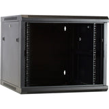 Dsi 9u vægskab med glaslåge - ds6609 serverrack (sort, 600 x 600 x 500 mm)