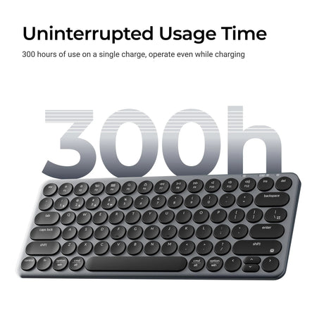 Keychron b3 pro-k8 toetsenbord (wit, us lay-out (qwerty), scissor switches, 75%, abs keycaps, 2.4 ghz | bluetooth | usb)