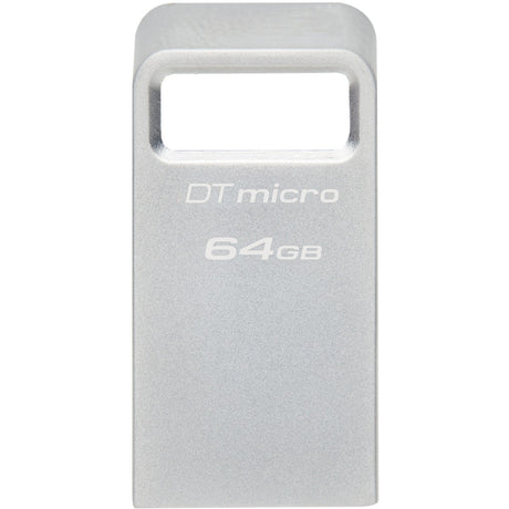 Kingston data traveler micro 64 GB USB stick (sølv, dtmc3g2 64 GB, USB 3.2 gen 1)