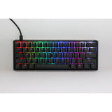 Ducky one 3 klassisk mini rgb mekanisk tastatur (sort, us-layout (qwerty), cherry mx silent red, 60%, rgb led, double-shot pbt, hot-swappable, quack mekanik)