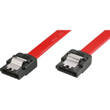 Sharkoon sata ii kabel (rødt, 0,5 meter, 3 GB s, stik med klemme)