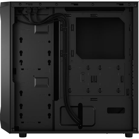 Fractal design focus 2 sort solid midi tårnhus (sort | 2x USB-A)