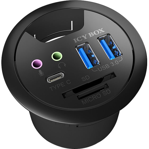Icy box ib-hub1404a usb hub (sort)