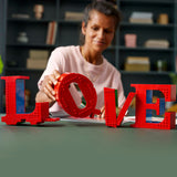 Lego art love boligtilbehør dekorationsbyggesæt til voksne, Valentinsgave - 31214