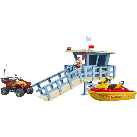 Bruder bworld rescue brigade station spille figur (62780)