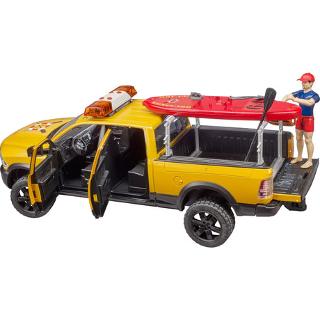 Bruder Dodge Ram 2500 redningsbrigadebil med livreddermodelkøretøj (02506)