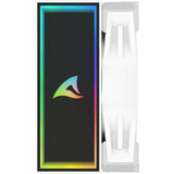 Sharkoon a50 rgb cpu køler (hvid, 4-benet pwm blæserstik)