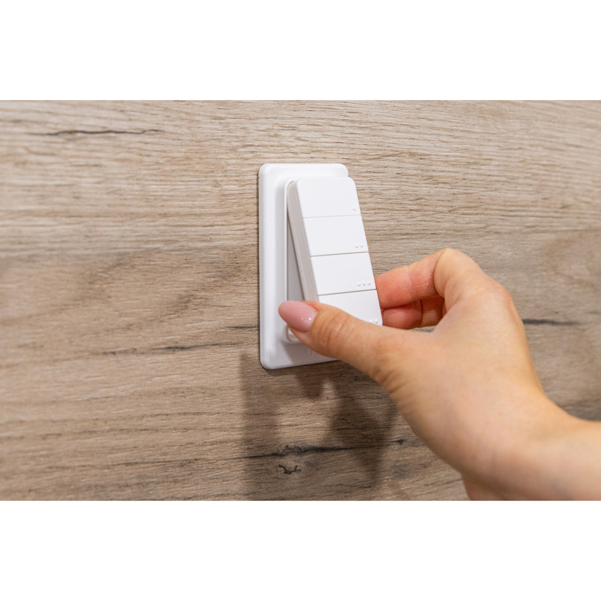 Shelly blu rc button 4 zb afstandsbediening (wit, bluetooth 5 (le), zigbee)