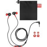 Powera-øretelefoner med ledning til Nintendo Switch 2 in-ear (sort rød, Nintendo Switch 2, Nintendo Switch, Nintendo Switch - OLED-model, Nintendo Switch Lite)
