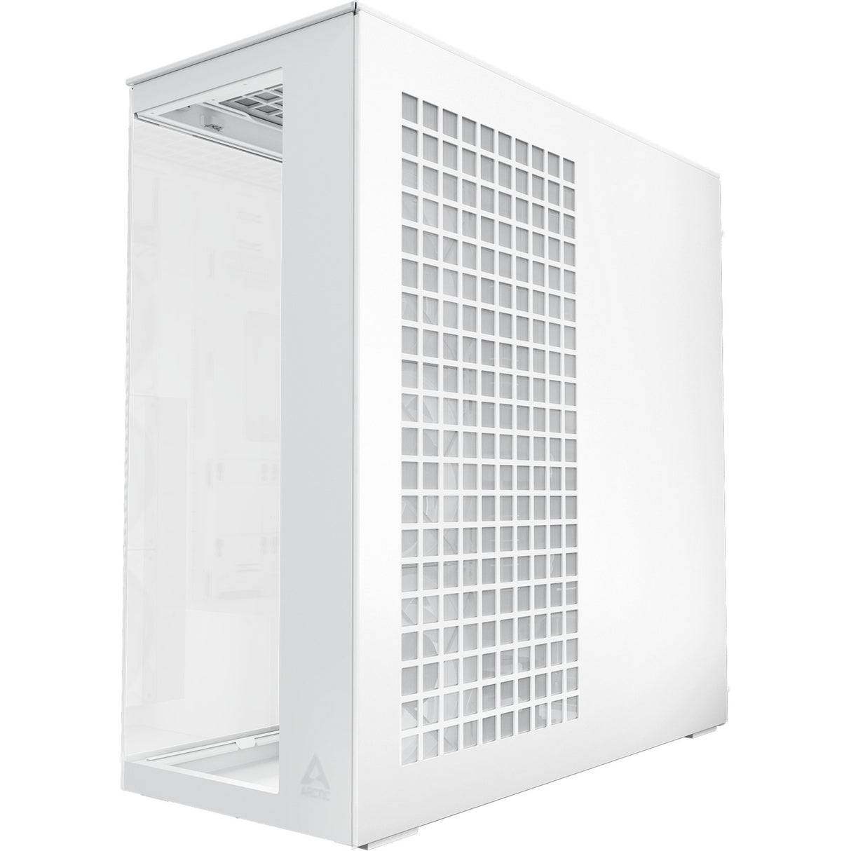 Arctic xtender midi tårnhus (hvid | 2x USB-A | 1x USB-C | RGB | hærdet glas)