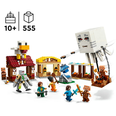 Lego minecraft det skrækkelige ballonangreb på landsbyen - 21273