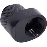 Alphacool eiszapfen 8mm offset stykke roterbar g1 4 ag til g1 4 ig tilslutning (sort)