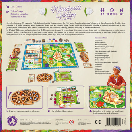 Asmodee windmill valley bordspel (nederlands, 1 - 4 spelers, 45 - 90 minuten, vanaf 13 jaar)
