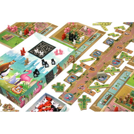 White goblin games new york zoo brætspil (hollandsk, 1 - 5 spillere, 30 minutter, fra 10 år)