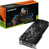 Gigabyte Geforce RTX 5070 Ti Windforce OC SFF 16G grafikkort (3x Display Port, 1x HDMI 2.1, DLSS 4)
