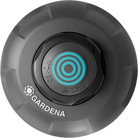 Gardena pop-up sprinkler md180 sprinkler (sort grå, sprøjteafstand mellem 5 m og 7,5 m)