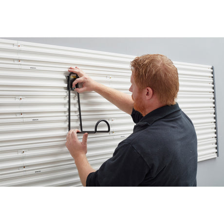 Stanley track wall - stigekrogholder (sort)