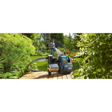 Gardena pressurized pump 6000 6 LCD stainless steel (stainless steel black, 1760-20)