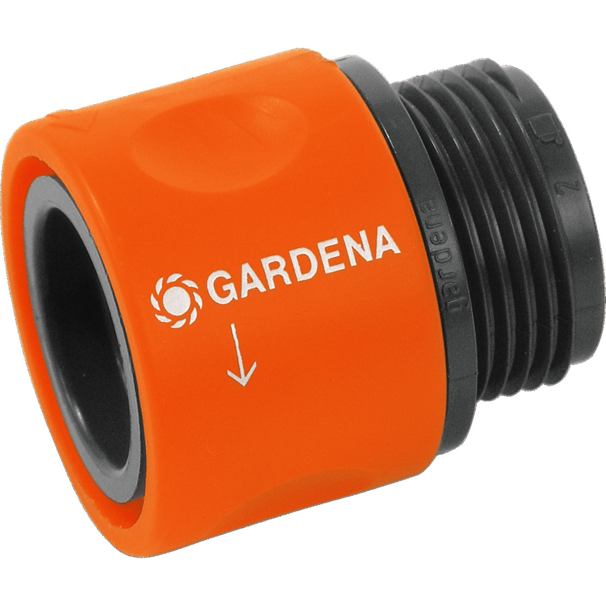 Gardena slangetilslutning til vaskemaskiner 26,5 mm (g 3 4 ) (orange grå, 2917-20)
