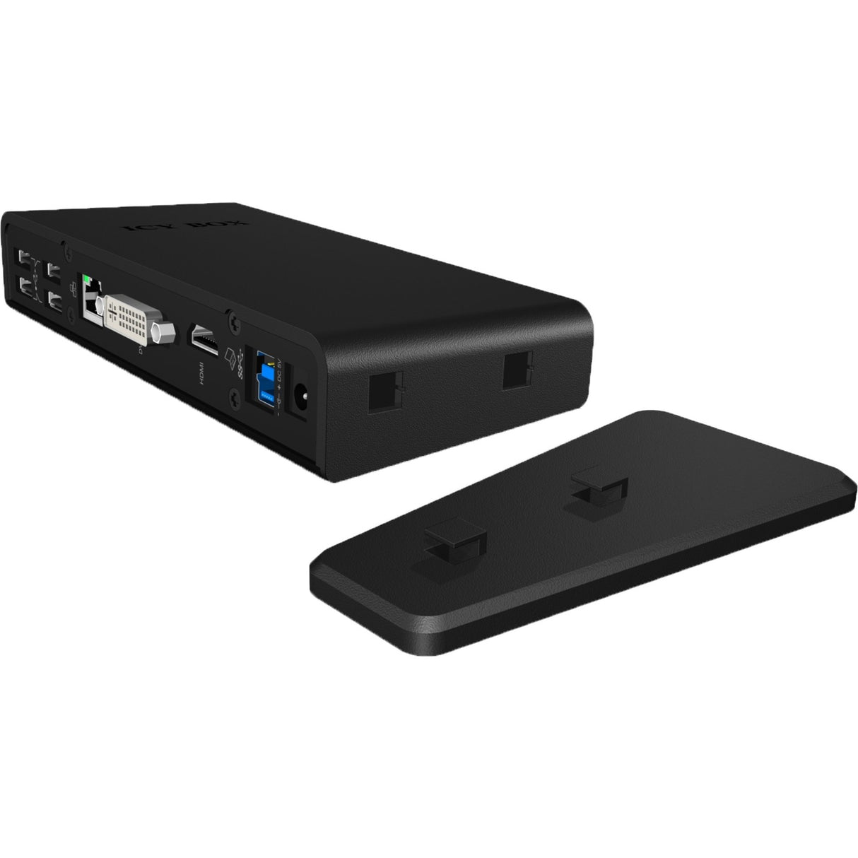 Icy box ib-dk2241ac dockingstation (sort)
