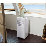 Bestron aac9000 mobilt klimaanlæg (hvidt, kølekapacitet 2,6 kW | med CFC-frit kølemiddel | 9000 btu h)