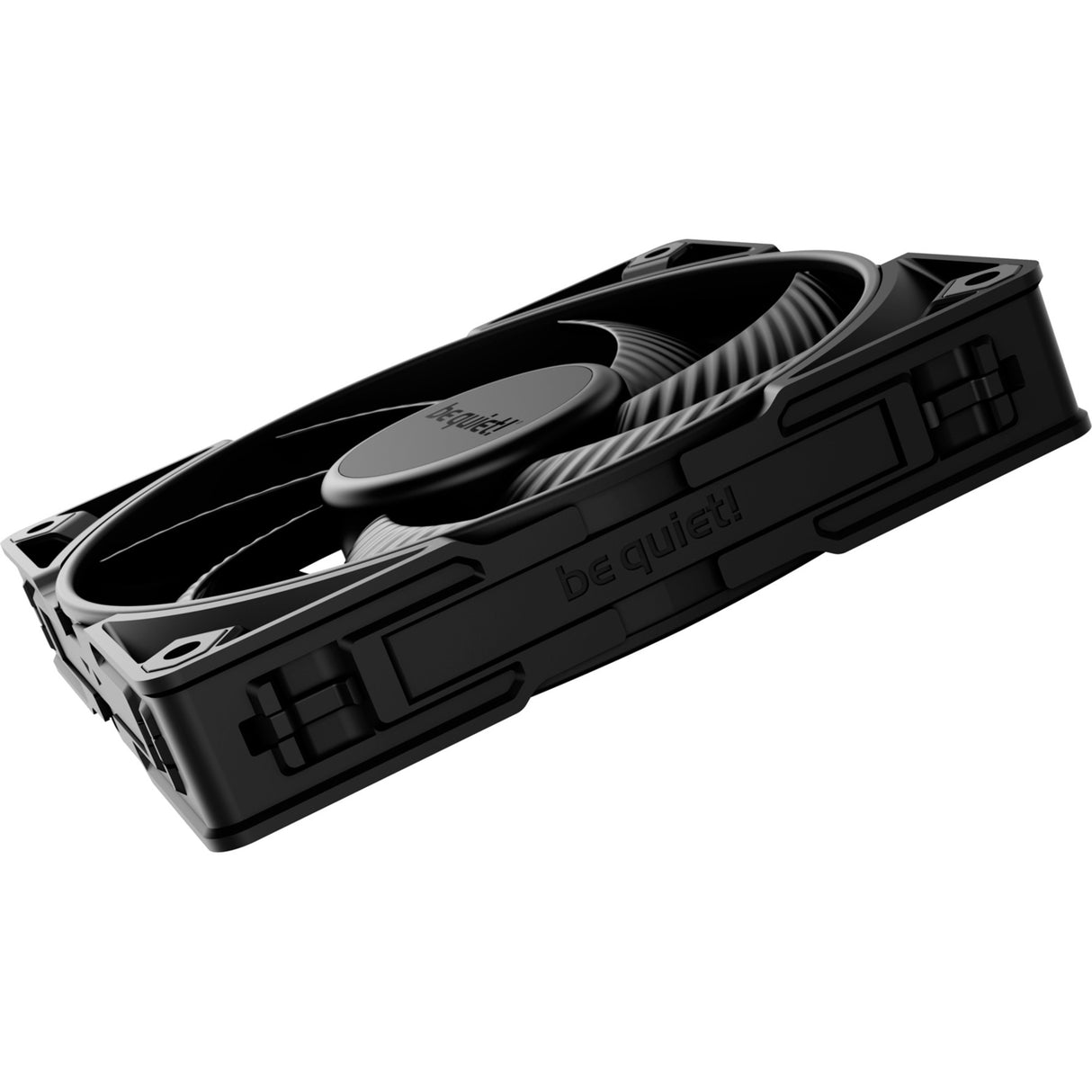 Vær stille! silent wings pro 4 pwm kabinetventilator (sort, 140 x 140 x 25 mm)