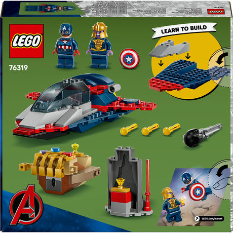 Lego superhelte marvel 76319 captain america vs. thanos